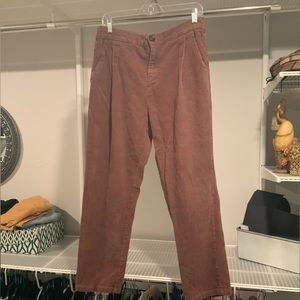 Corduroy copper pants